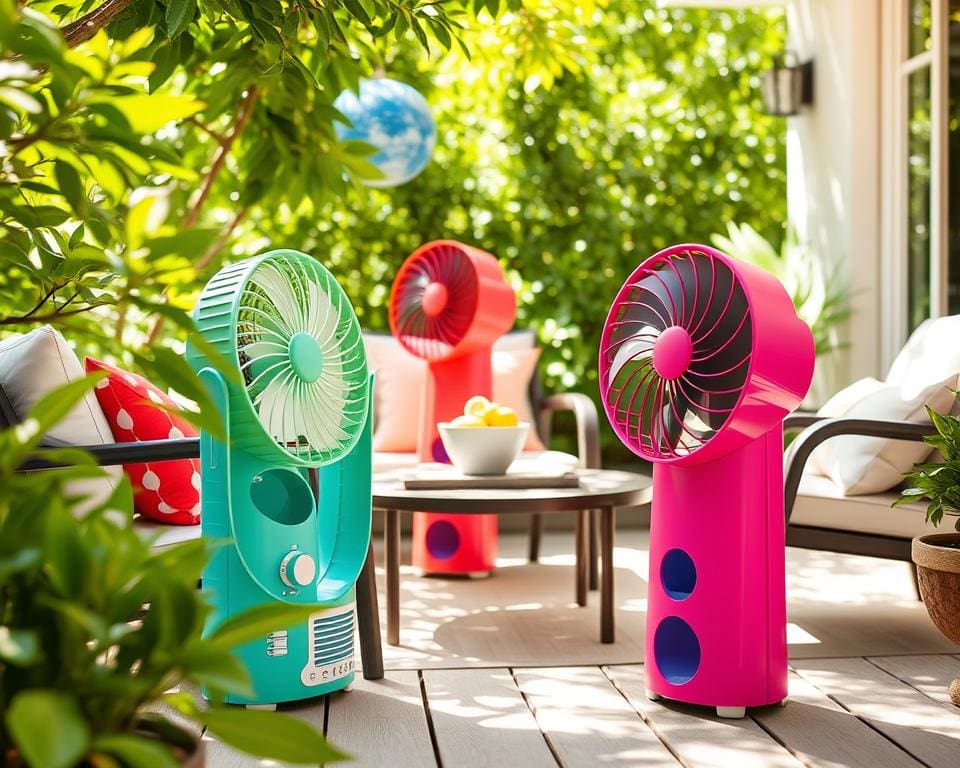 Akku-Ventilatoren für den Sommer