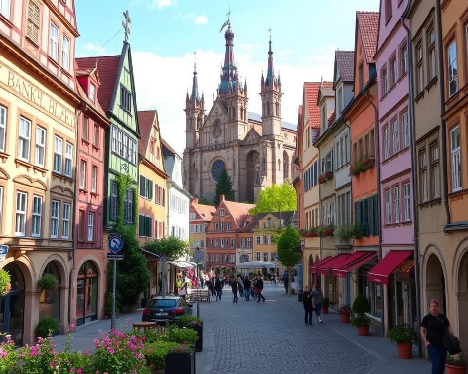 Barocke Altstadt in Bamberg, Deutschland