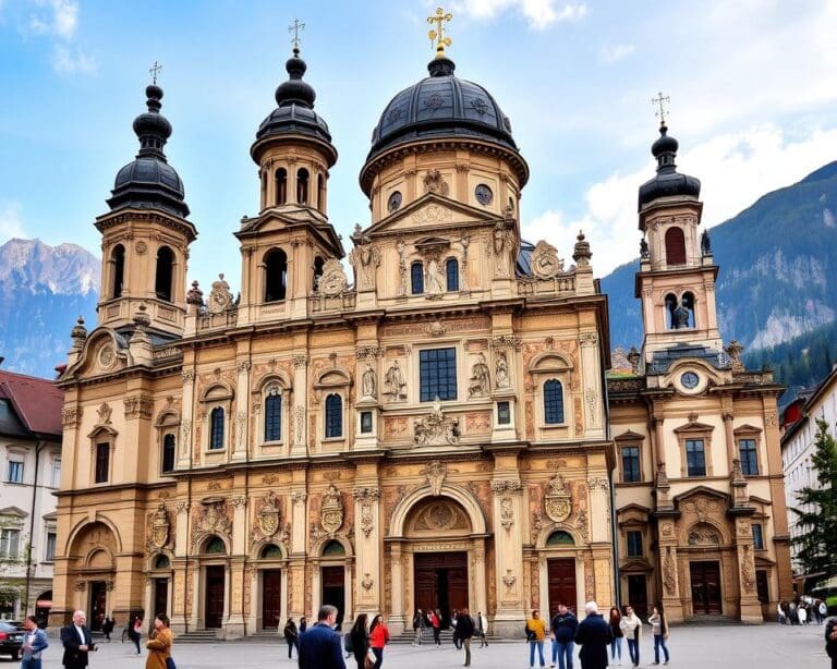 Barocke Kirchen in Innsbruck, Österreich