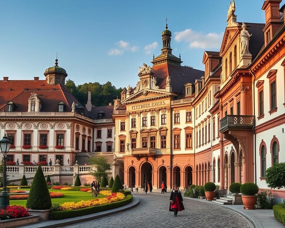 Barocke Paläste in Ljubljana, Slowenien