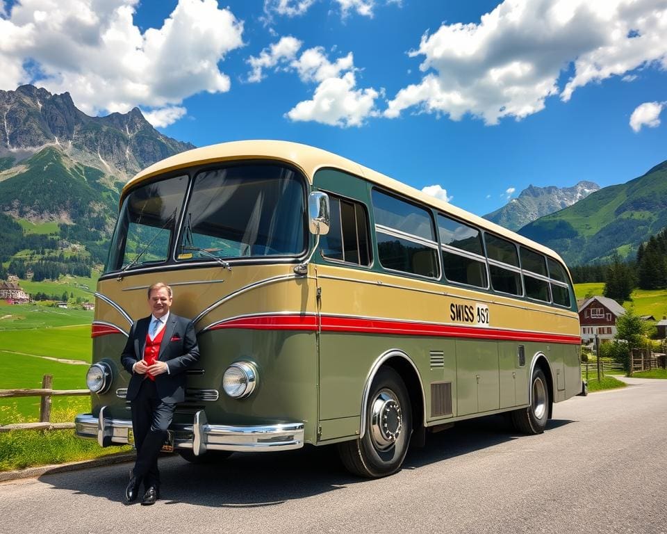 Chauffeur Service für Oldtimer Bus