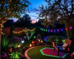 DIY-Lichtinstallationen: So setzen Sie Akzente im Garten