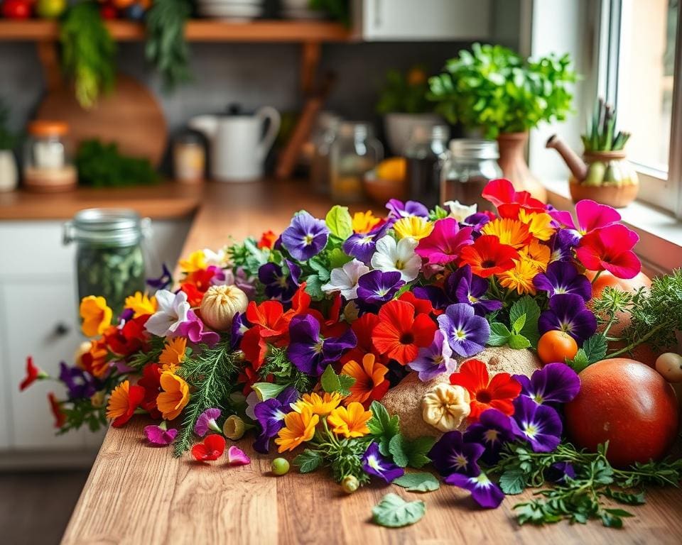 Essbare Blüten: Genießen und dekorieren mit Gartenpflanzen