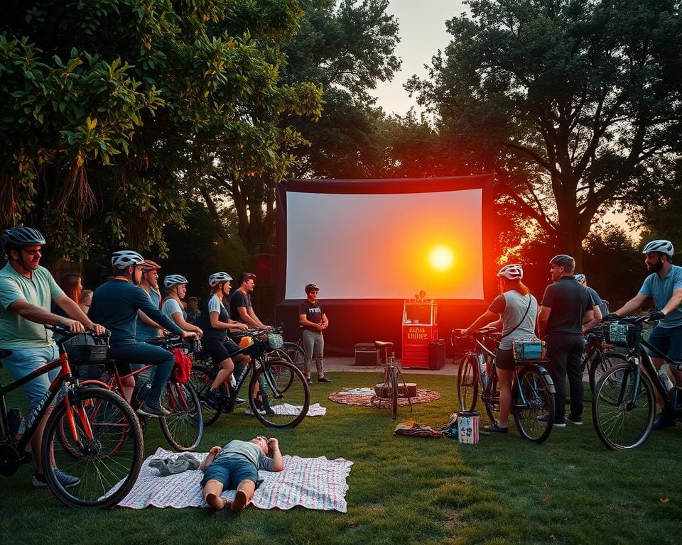 Fahrradkino Erlebnis