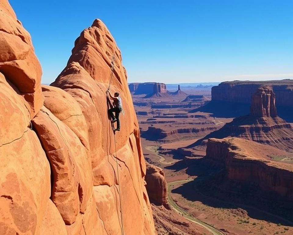 Felsklettern in Utah