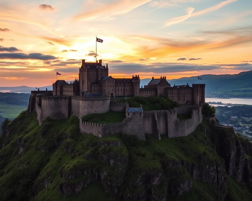 Festungen und Gärten in Edinburgh, Schottland