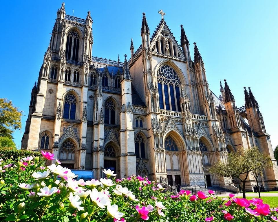 Gotische Kathedralen in Chartres, Frankreich