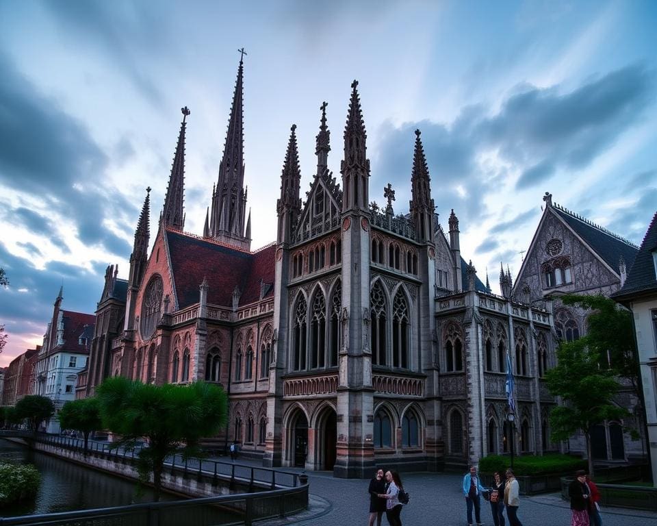 Gotische Kirchen in Brügge, Belgien