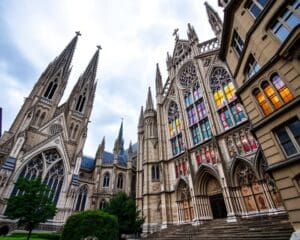 Gotische Kirchen in Reims, Frankreich