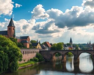 Historische Brücken in Maastricht, Niederlande