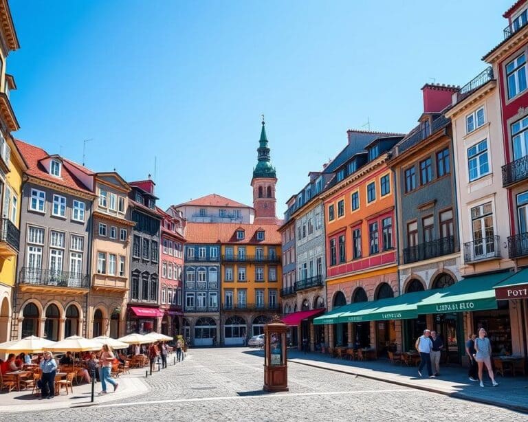 Historische Plätze in Porto, Portugal