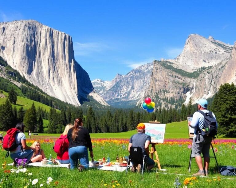 Kultur und Outdoor in Yosemite Nationalpark, Kalifornien