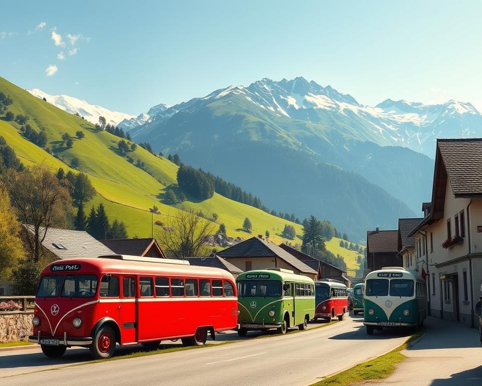 Oldtimer Fahrzeugflotte in der Schweizer Verkehrsgeschichte