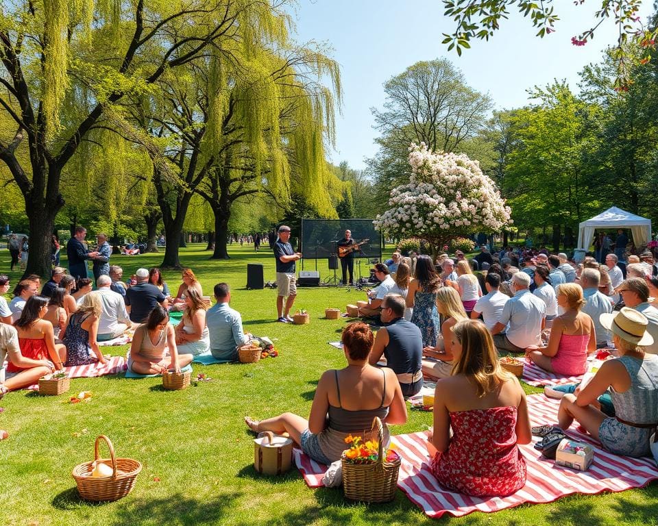 Picknick-Konzerte im Park