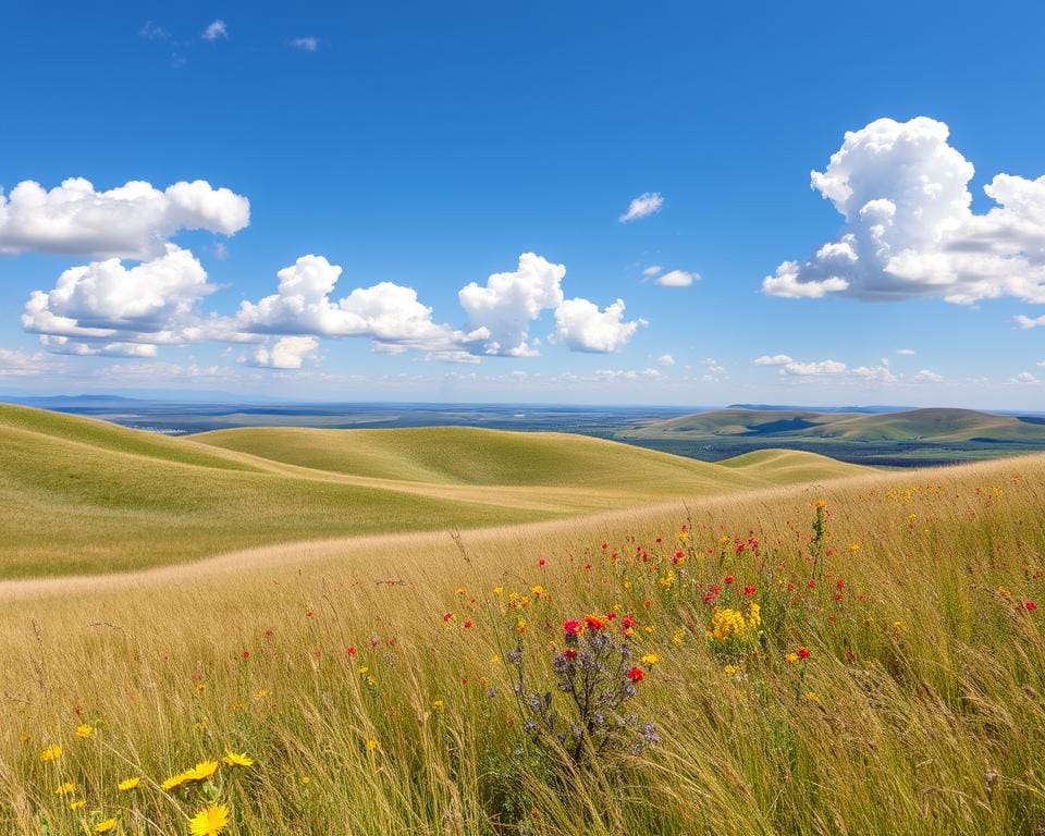 Prärielandschaft im Grasslands-Nationalpark