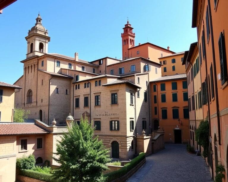 Renaissance-Paläste in Siena, Italien