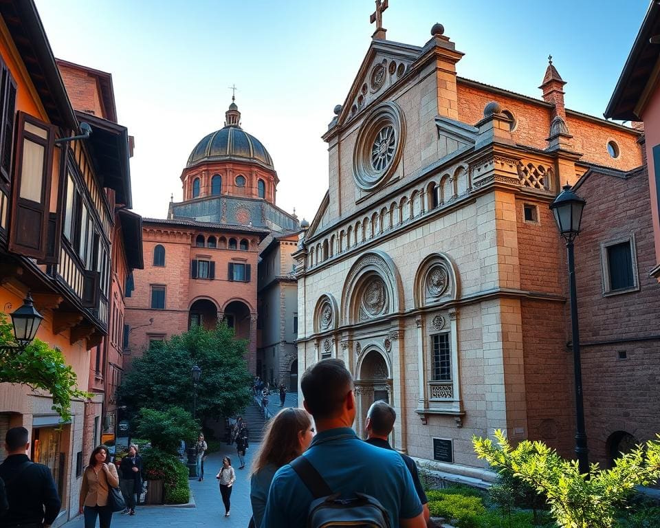 Romanische Kirchen in Bologna, Italien