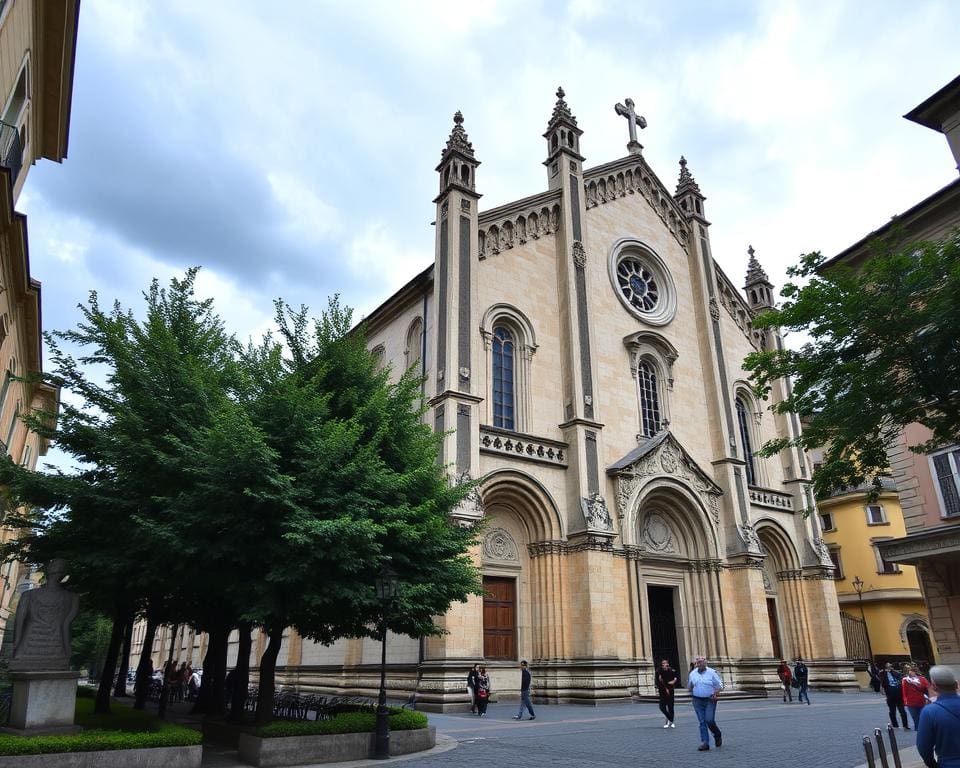 Romanische Kirchen in Mailand, Italien