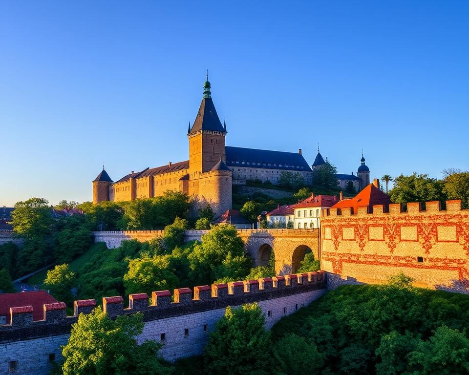 Schloss Tallinn und die mittelalterliche Stadtmauer Tallinn