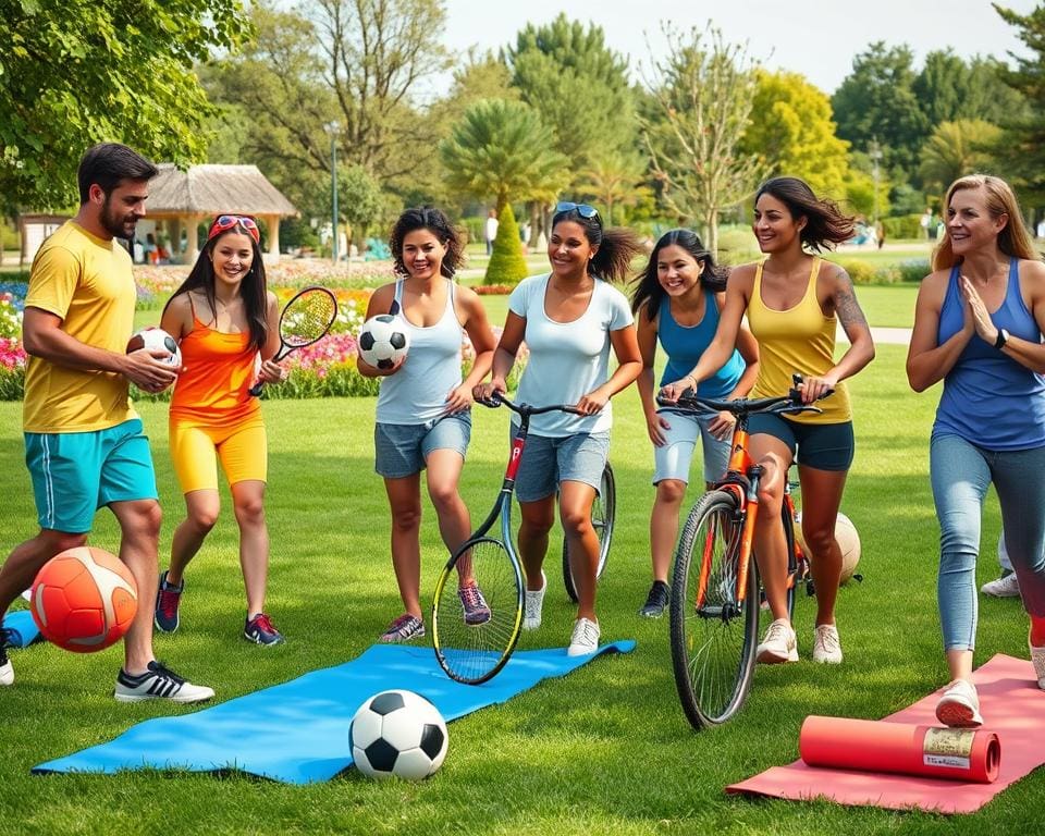 Sportaktivitäten kennenlernen