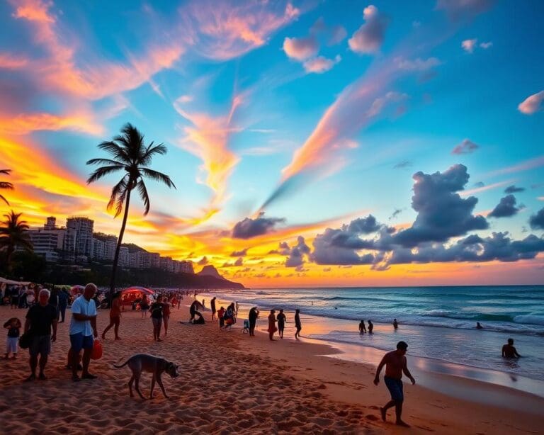 Strände und Nachtleben in Rio de Janeiro, Brasilien