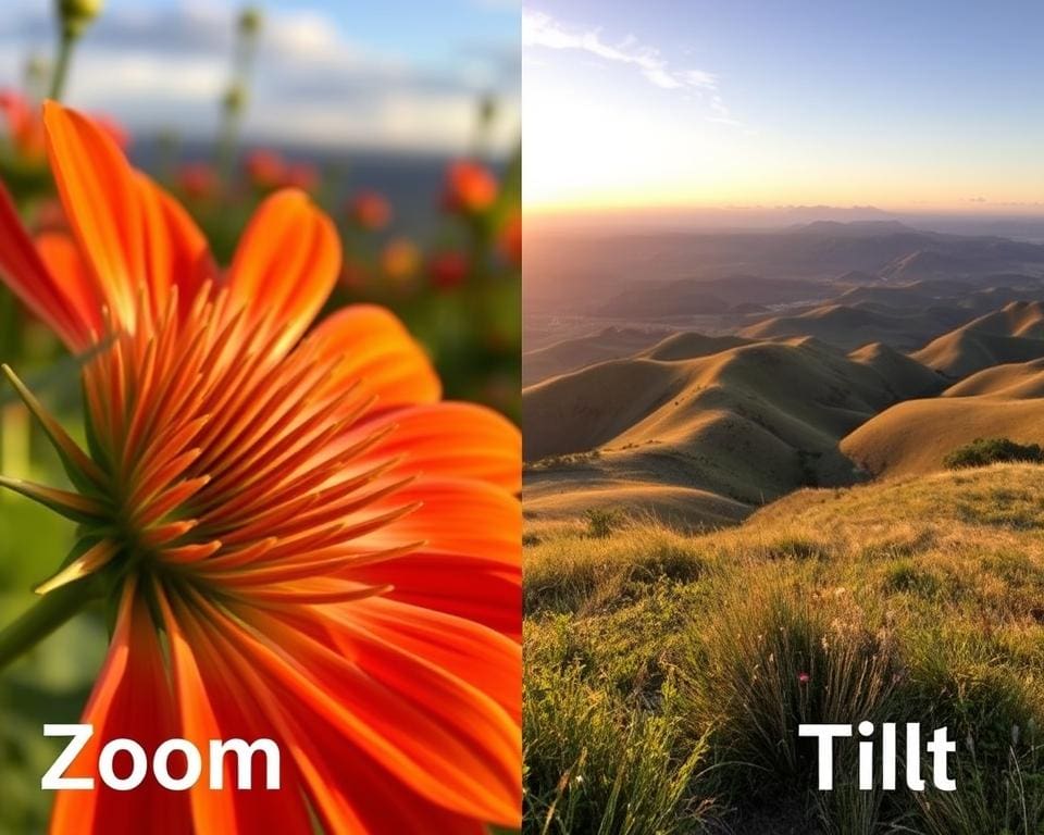 Vorteile des Zooms und Benefits von Tilt in der Fotografie