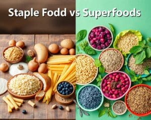 Was ist der Unterschied zwischen Grundnahrungsmitteln und Superfoods?