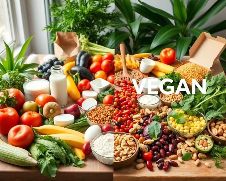 Was ist der Unterschied zwischen vegetarischer und veganer Ernährung?