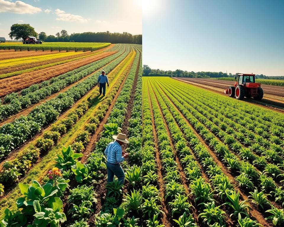 Was unterscheidet biologische Landwirtschaft von konventioneller?