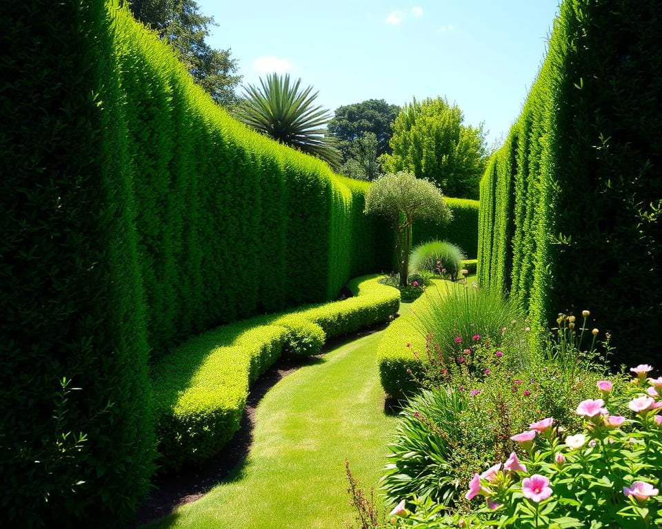 Windschutzpflanzen im Garten