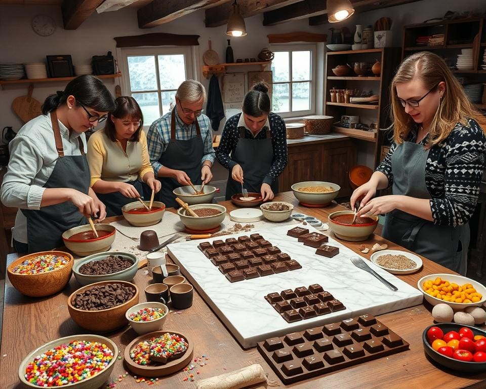 Workshops zur Schokoladenherstellung