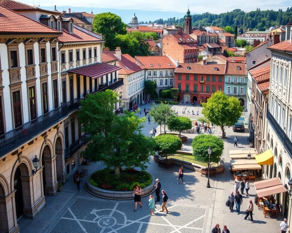 historische Plätze in Santander