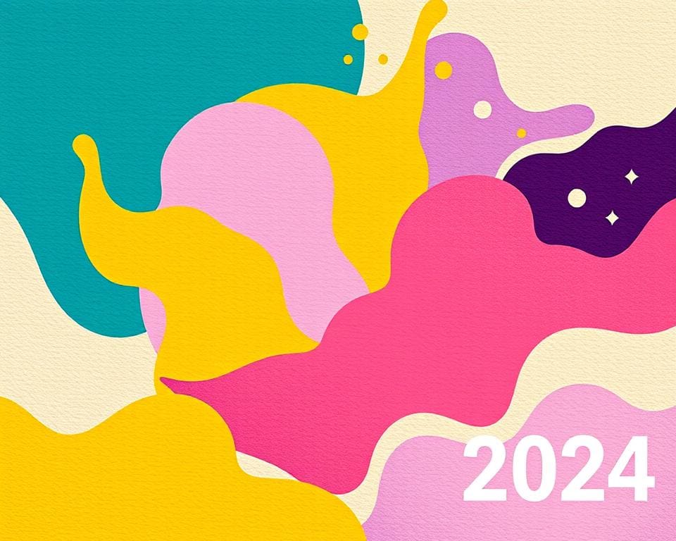 trendige Farben 2024