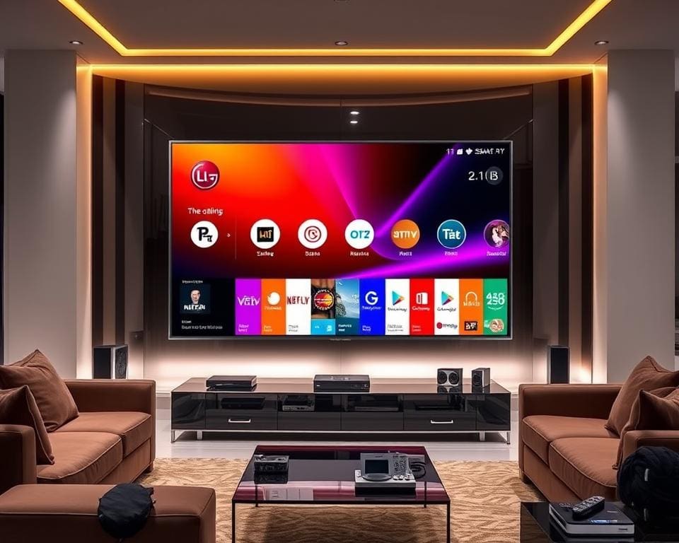 Benutzerfreundliche Oberfläche der LG Smart TVs