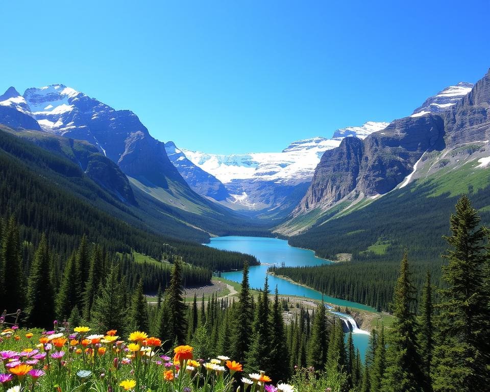 Berglandschaft in den kanadischen Rockies