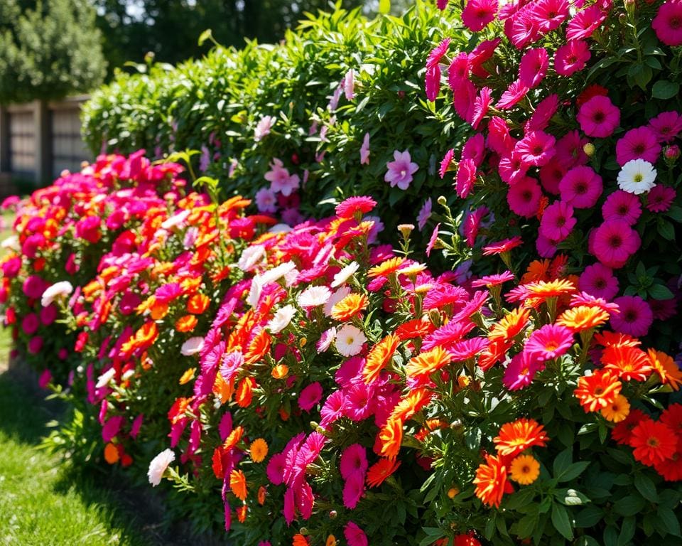 Blühende Hecken: Farbenfrohe Sichtschutzideen für den Garten