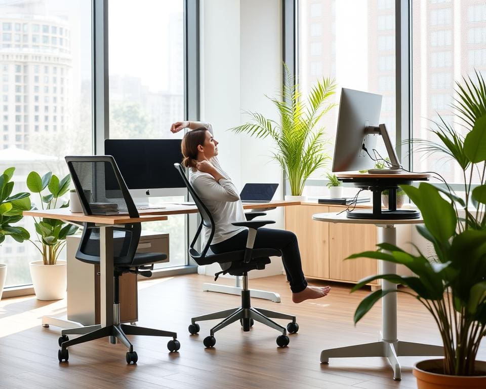 Ergonomie im Büro für gesunde Gewohnheiten