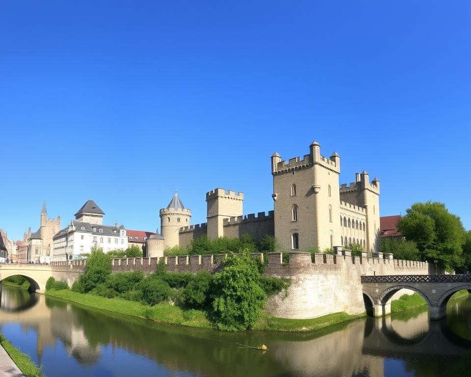 Mittelalterliche Festungen in Gent, Belgien