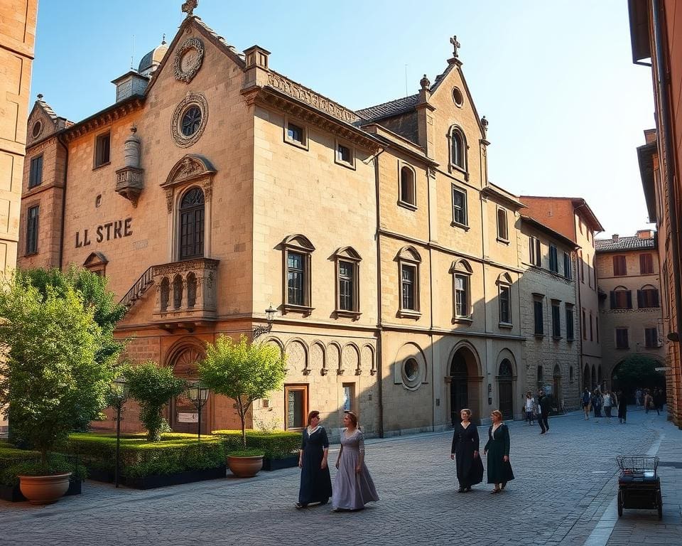 Romanische Paläste in Lucca