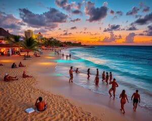 Strände und Nachtleben in Cancún, Mexiko