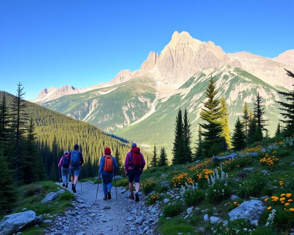 Wandern in den kanadischen Rockies