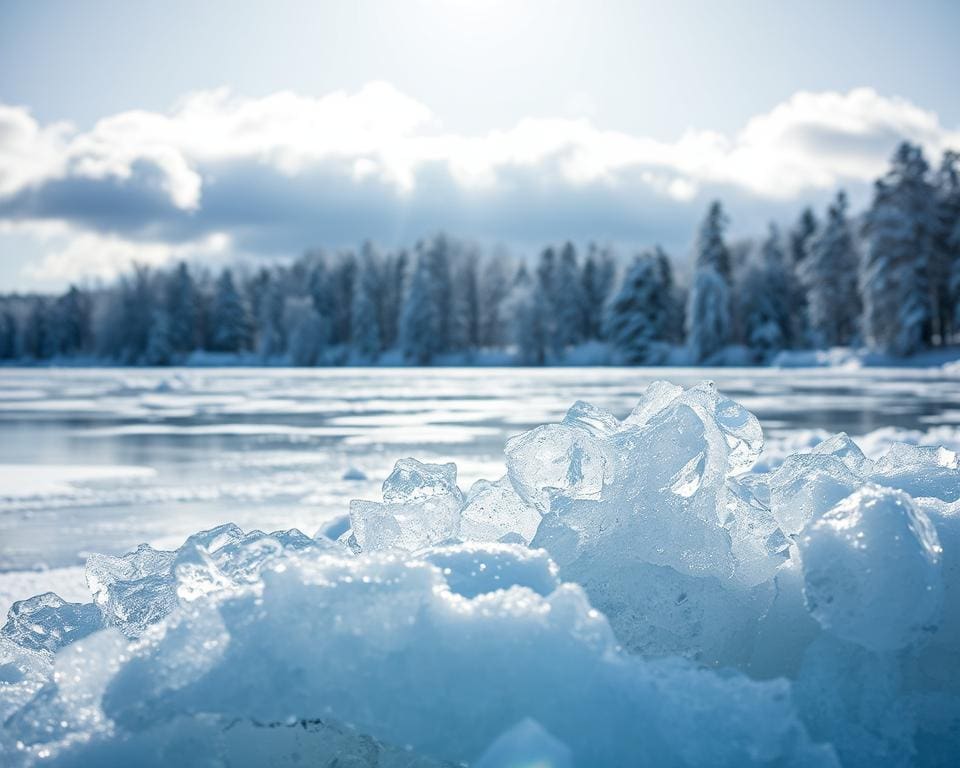 Warum wird Wasser bei 0 Grad Celsius fest?