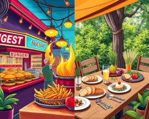 Was unterscheidet Fast Food von Slow Food?