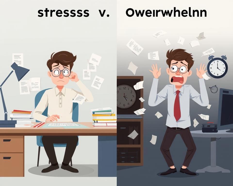 Was unterscheidet Stress von Überforderung?