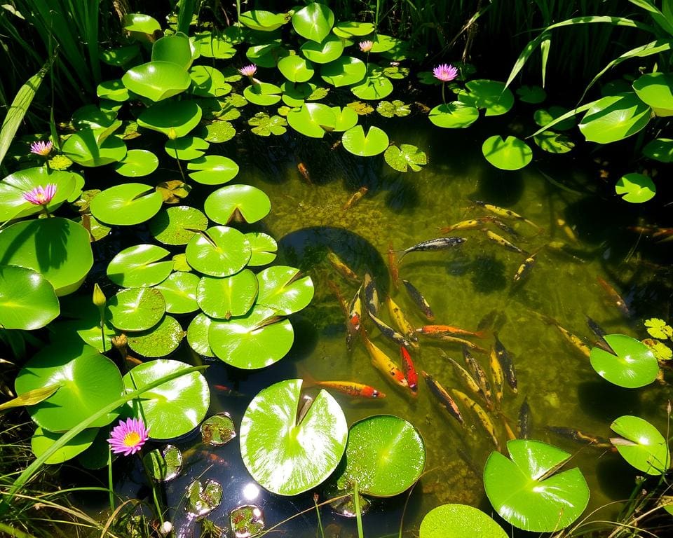 Wasserqualität im Teich verbessern