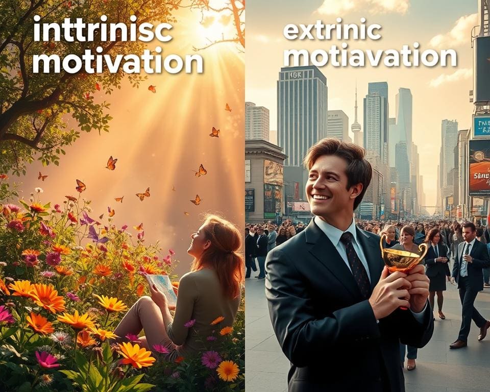 intrinsische Motivation und extrinsische Motivation