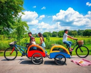 Die besten Fahrradanhänger für Familienausflüge