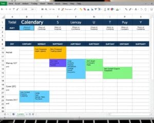 Erfolgreich posten: Mit einem Redaktionsplan in Excel