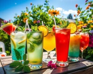 Erfrischende Sommerdrinks selbst mixen