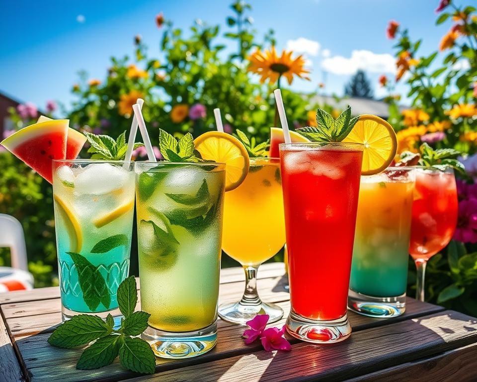 Erfrischende Sommerdrinks selbst mixen